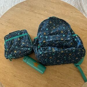 Crate & Kids Galaxy Backpack, Lunchbox and Water Bottle Set